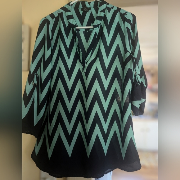 Two Rue21 Blouses - Picture 2 of 6